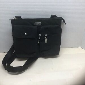 Baggallini Black Everything Crossbody NWOT
